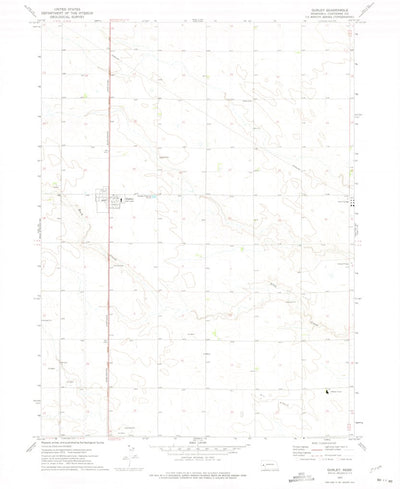 United States Geological Survey Gurley, NE (1972, 24000-Scale) digital map