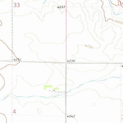United States Geological Survey Gurley, NE (1972, 24000-Scale) digital map