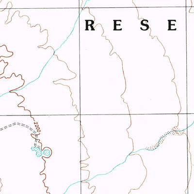 United States Geological Survey Gurli Put VO, AZ (1996, 24000-Scale) digital map