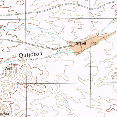 United States Geological Survey Gurli Put VO, AZ (1996, 24000-Scale) digital map