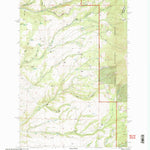 United States Geological Survey Gurnett Creek East, MT (2001, 24000-Scale) digital map