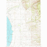 United States Geological Survey Gurnett Creek West, MT (1986, 24000-Scale) digital map