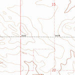 United States Geological Survey Gurney Peak, WY (1991, 24000-Scale) digital map