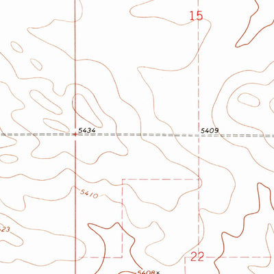 United States Geological Survey Gurney Peak, WY (1991, 24000-Scale) digital map