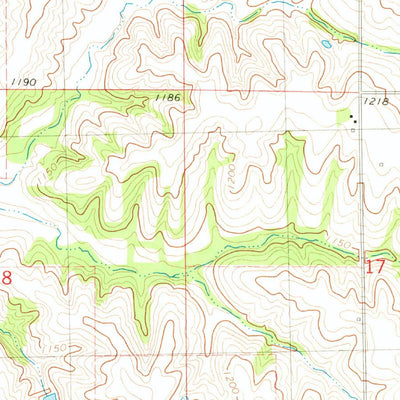 United States Geological Survey Guss, IA (1980, 24000-Scale) digital map