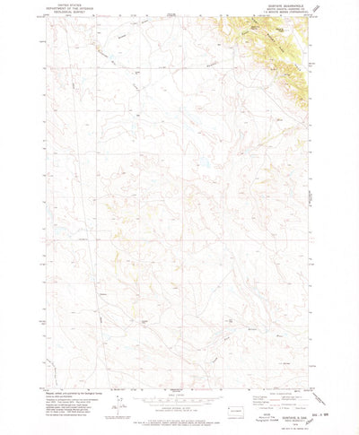 United States Geological Survey Gustave, SD (1978, 24000-Scale) digital map