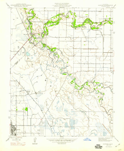 United States Geological Survey Gustine, CA (1947, 24000-Scale) digital map