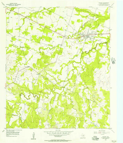 United States Geological Survey Gustine, TX (1956, 24000-Scale) digital map