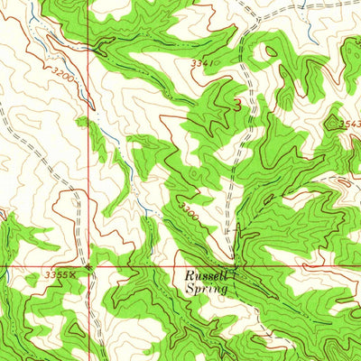 United States Geological Survey Guthridge Ranch, MT (1962, 24000-Scale) digital map