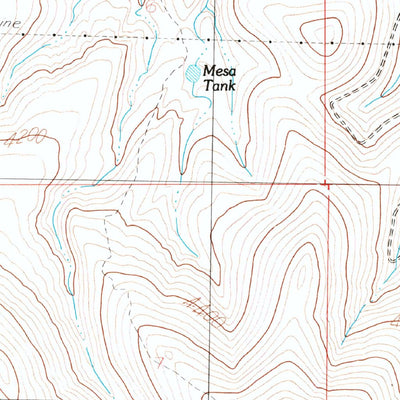 United States Geological Survey Guthrie, AZ (1986, 24000-Scale) digital map