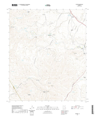 United States Geological Survey Guthrie, AZ (2021, 24000-Scale) digital map