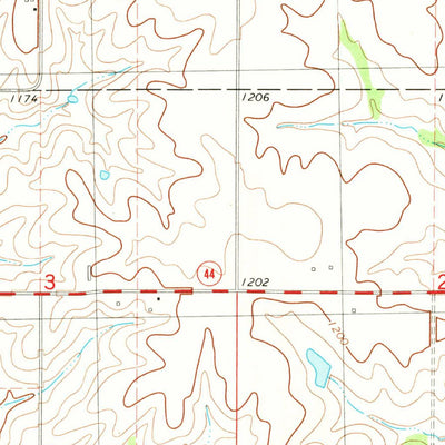 United States Geological Survey Guthrie Center East, IA (1982, 24000-Scale) digital map