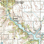United States Geological Survey Guthrie Center, IA (1993, 100000-Scale) digital map