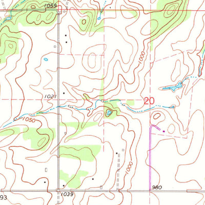 United States Geological Survey Guthrie North, OK (1970, 24000-Scale) digital map
