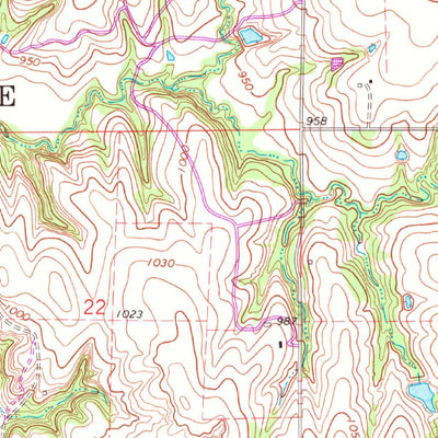 United States Geological Survey Guthrie North, OK (1970, 24000-Scale) digital map