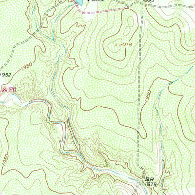 United States Geological Survey Guthrie NW, TX (1967, 24000-Scale) digital map