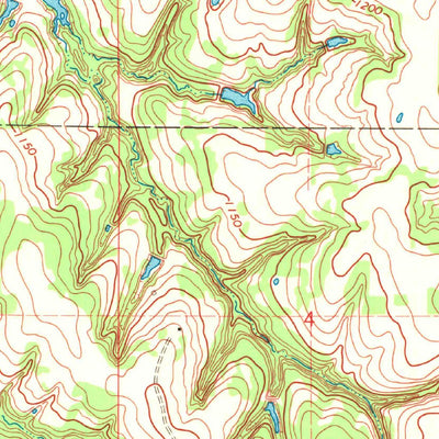 United States Geological Survey Guthrie SE, OK (1970, 24000-Scale) digital map