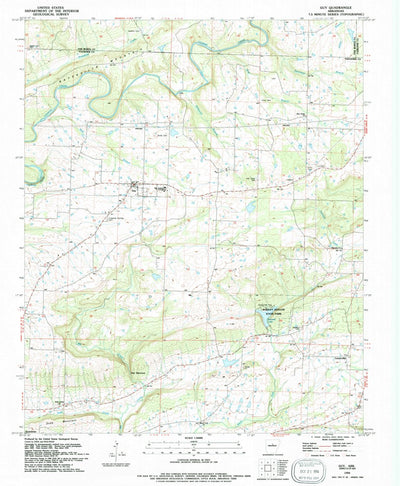 United States Geological Survey Guy, AR (1994, 24000-Scale) digital map
