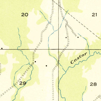 United States Geological Survey Guy, LA (1947, 31680-Scale) digital map