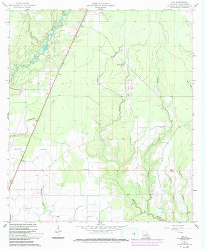 United States Geological Survey Guy, LA (1960, 24000-Scale) digital map