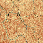 United States Geological Survey Guyandot, WV-OH (1902, 62500-Scale) digital map