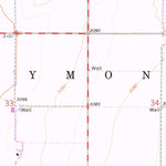 United States Geological Survey Guymon, OK (1968, 24000-Scale) digital map
