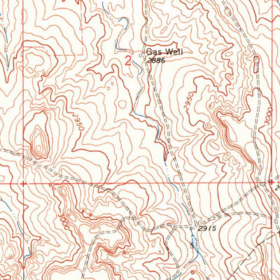 United States Geological Survey Guymon SE, OK (1968, 24000-Scale) digital map