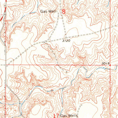 United States Geological Survey Guymon SW, OK (1968, 24000-Scale) digital map