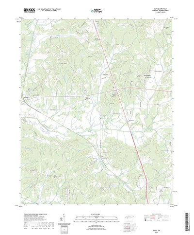 United States Geological Survey Guys, TN (2022, 24000-Scale) digital map