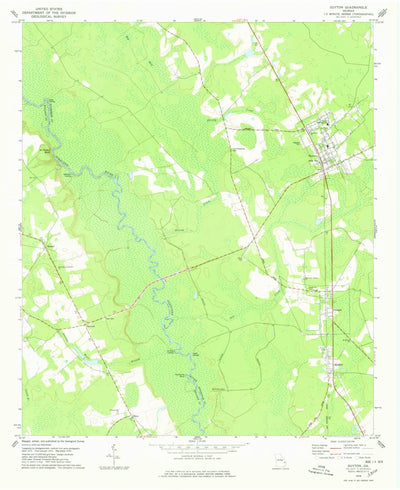 United States Geological Survey Guyton, GA (1978, 24000-Scale) digital map