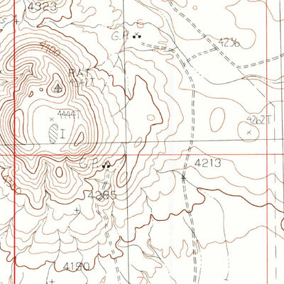 United States Geological Survey Guzmans Lookout Mountain, NM (1985, 24000-Scale) digital map