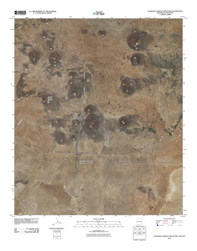 United States Geological Survey Guzmans Lookout Mountain, NM (2010, 24000-Scale) digital map