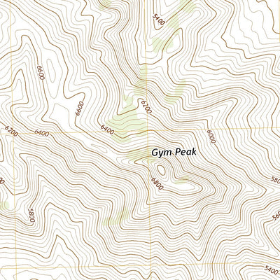 United States Geological Survey Gym Peak, NM (2020, 24000-Scale) digital map
