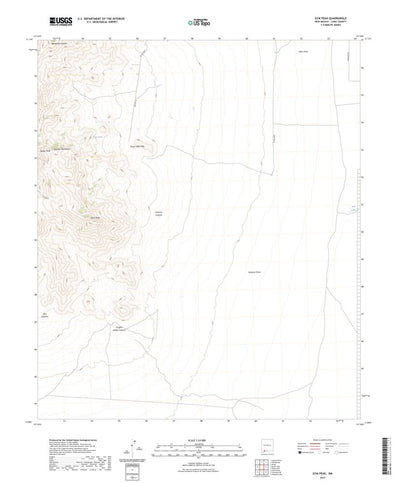 United States Geological Survey Gym Peak, NM (2023, 24000-Scale) digital map