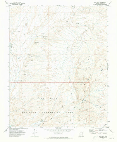 United States Geological Survey Gyp Hills, AZ (1971, 24000-Scale) digital map