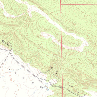 United States Geological Survey Gypsum Gap, CO (1948, 24000-Scale) digital map