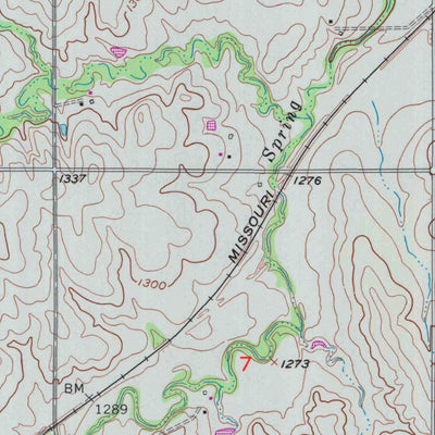 United States Geological Survey Gypsum, KS (1955, 24000-Scale) digital map