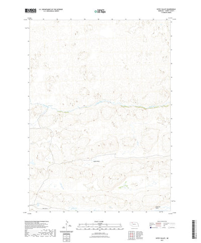 United States Geological Survey Gypsy Valley, NE (2021, 24000-Scale) digital map