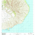 United States Geological Survey Haalelepaakai, HI (1992, 24000-Scale) digital map