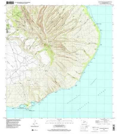 United States Geological Survey Haalelepaakai, HI (1992, 24000-Scale) digital map