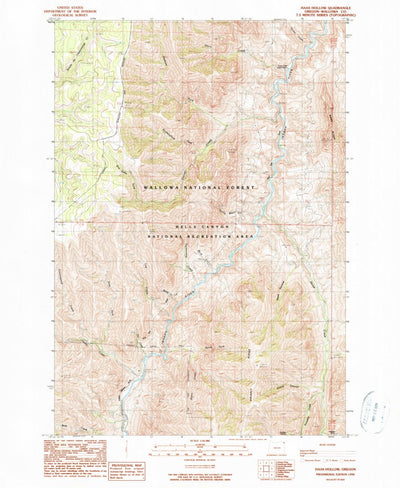 United States Geological Survey Haas Hollow, OR (1990, 24000-Scale) digital map
