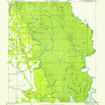 United States Geological Survey Haaswood, LA-MS (1954, 31680-Scale) digital map