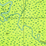 United States Geological Survey Haaswood, LA-MS (1954, 31680-Scale) digital map