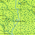 United States Geological Survey Haaswood, LA-MS (1954, 31680-Scale) digital map
