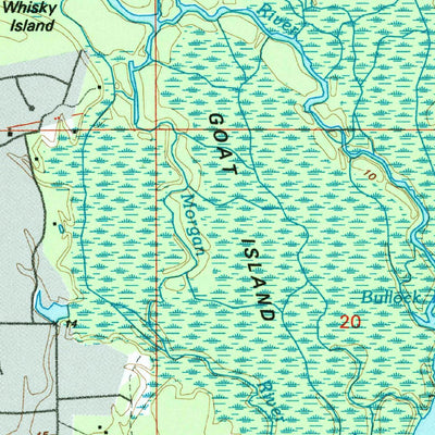 United States Geological Survey Haaswood, LA-MS (1993, 24000-Scale) digital map
