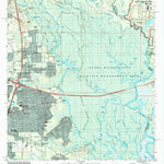 United States Geological Survey Haaswood, LA-MS (1998, 24000-Scale) digital map