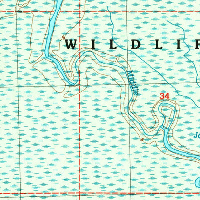 United States Geological Survey Haaswood, LA-MS (1998, 24000-Scale) digital map