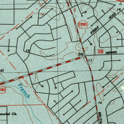 United States Geological Survey Haaswood, LA-MS (1998, 24000-Scale) digital map