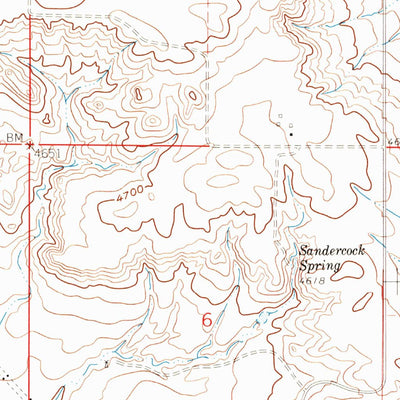 United States Geological Survey Habig Spring, WY (1960, 24000-Scale) digital map