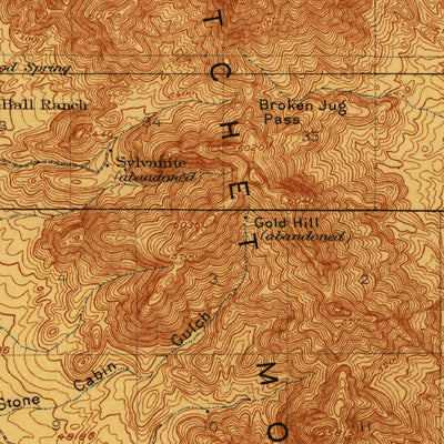 United States Geological Survey Hachita, NM (1918, 62500-Scale) digital map